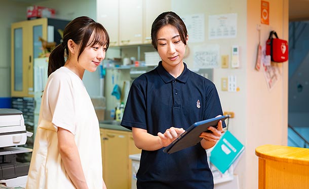 利用者さんの健康管理