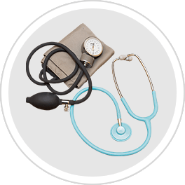 体温計、血圧計、聴診器のバイタルセット